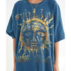 Oversized worn out sublime t shirt